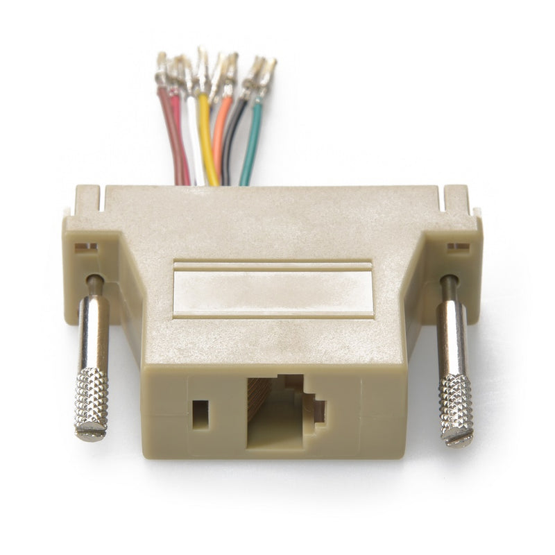 DB25 Female to RJ45 Modular Adapter Ivory