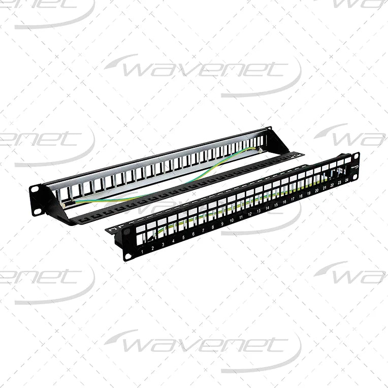 WAVENET 24-Port 1U F/UTP Blank Patch Panels