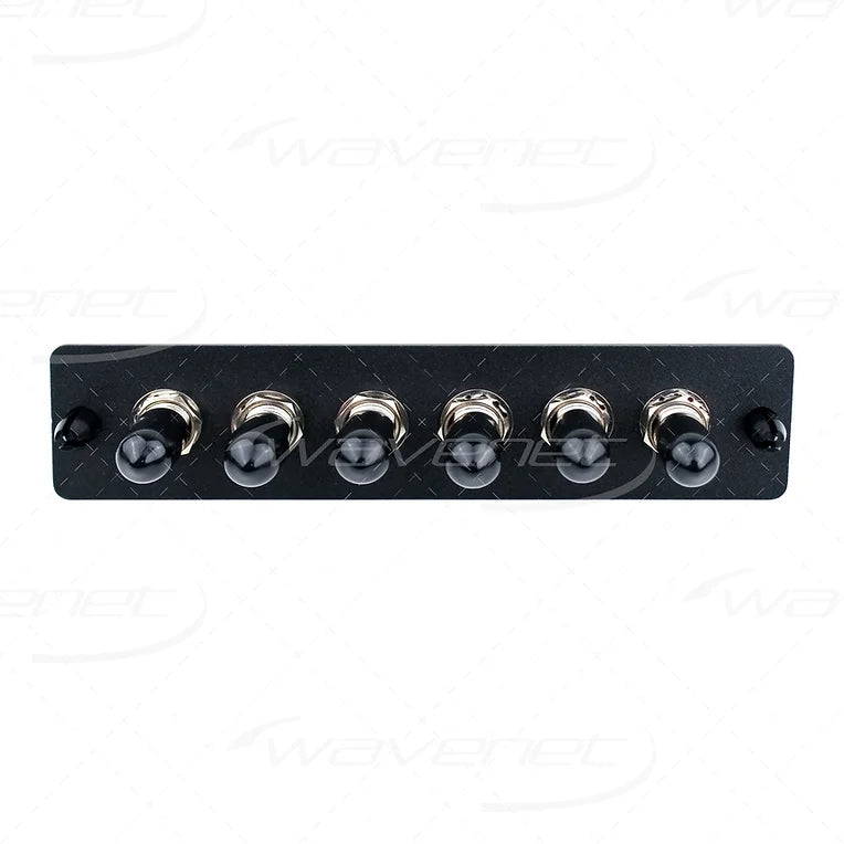 WAVENET ST Fiber Adapter Panel 6-Port, Simplex, 6F SM/MM