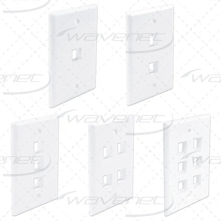 WAVENET FLUSH MOUNTING STYLE FACEPLATES