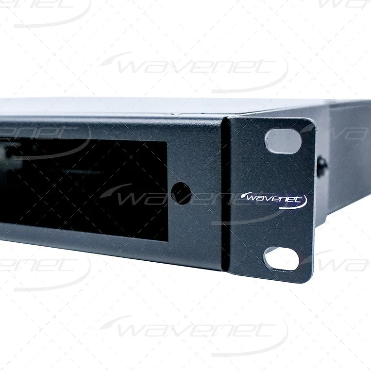 WAVENET Rack Mount Fiber Optic Enclosure (1U, 3-Panel Slots)