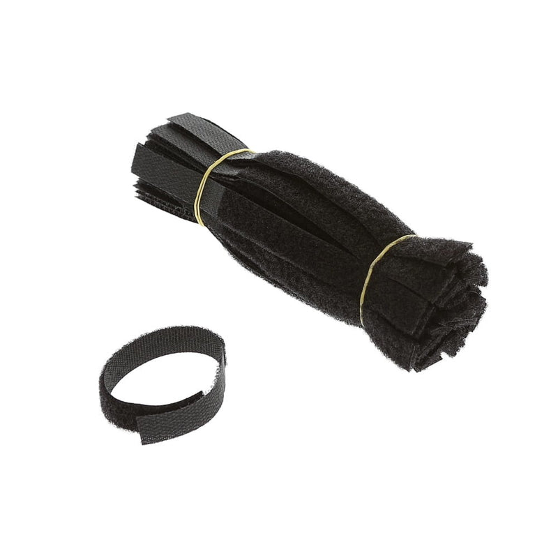 Hook and Loop Strap 1/2" Width Black 50 Pack Various Lengths