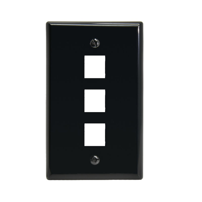 3 Port Keystone Wall Plate