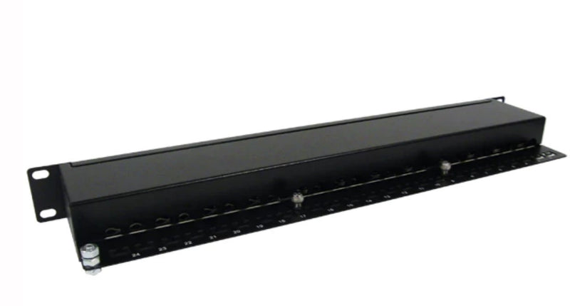 Cat. 6 Shielded 110 Type Patch Panel 24 Port Rackmount