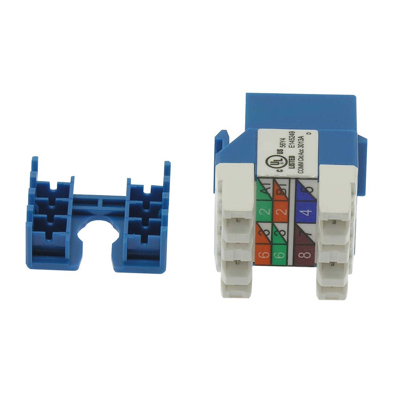 Cat.5E RJ45 110 Type 180° Keystone Jack