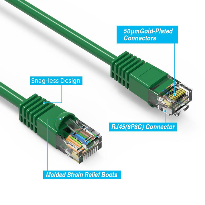 100 Foot Cat6 UTP Ethernet Network Booted Cable