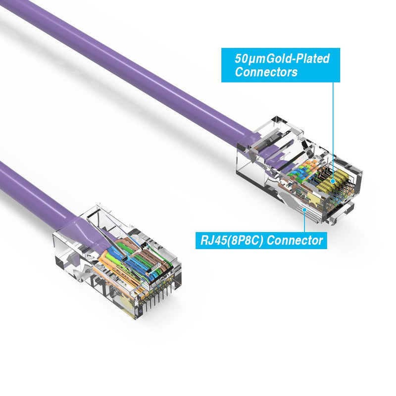 12 Foot Cat6 UTP Ethernet Network Non Booted Cable