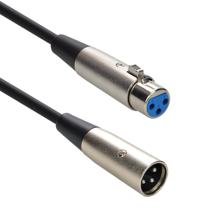 15 Foot XLR 3 Pin Male/Female Balanced Audio Microphone Cable