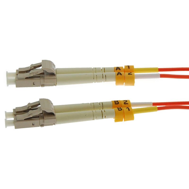 20 Meter LC/LC Fiber Optic Patch Cable - UPC - OM1 - 62.5 /125 Multimode Duplex OFNR 2.0mm