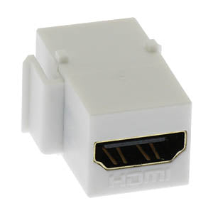 HDMI Keystone Jack Coupler White