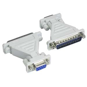 DB9 Female to DB25 Male Serial Adapter