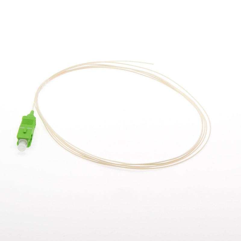 2 meter SC/APC Simplex Singlemode OFNR Pigtail White