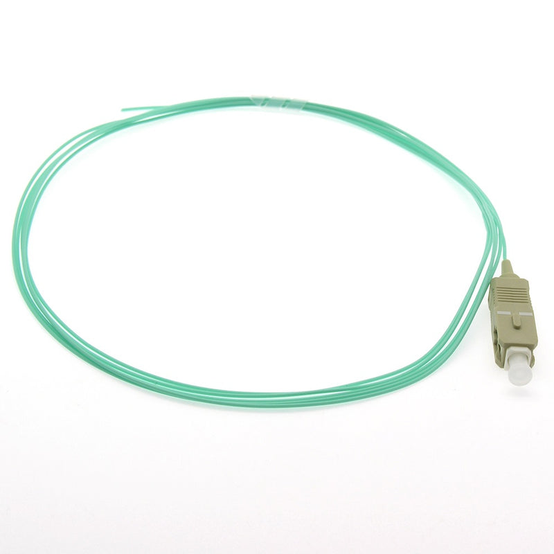 3 meter SC/UPC OM3 Multimode LSZH Pigtail Aqua