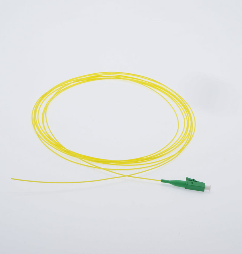 3 meter LC/APC Simplex Singlemode OFNR 9.0mm Pigtail Yellow