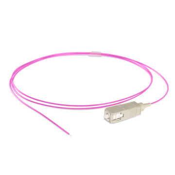 2 meter SC/UPC OM4 Multimode Pigtail Erika Violet