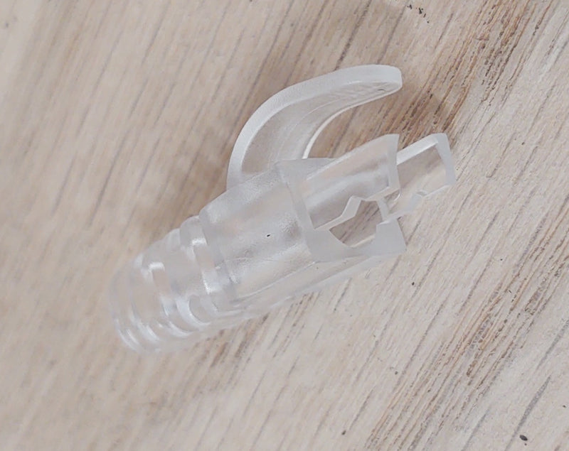 RJ45 Claw Boots Clear